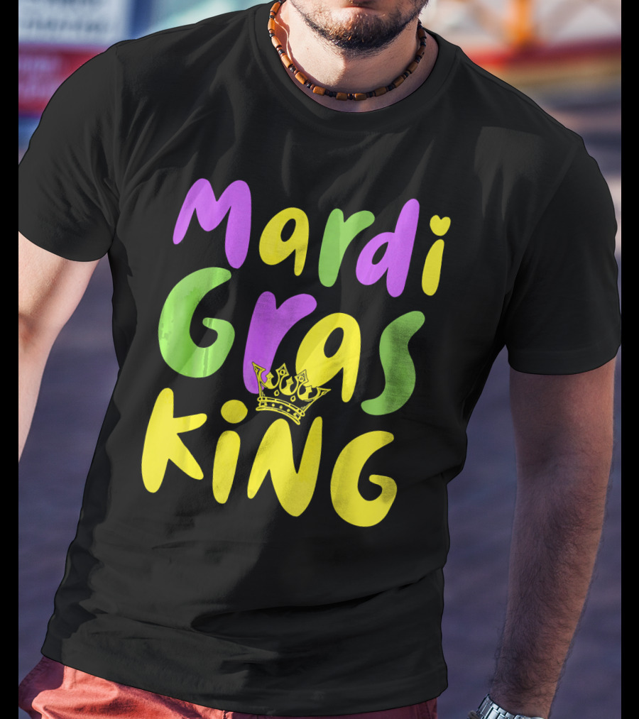 Mardi Gras King Crown T-Shirt