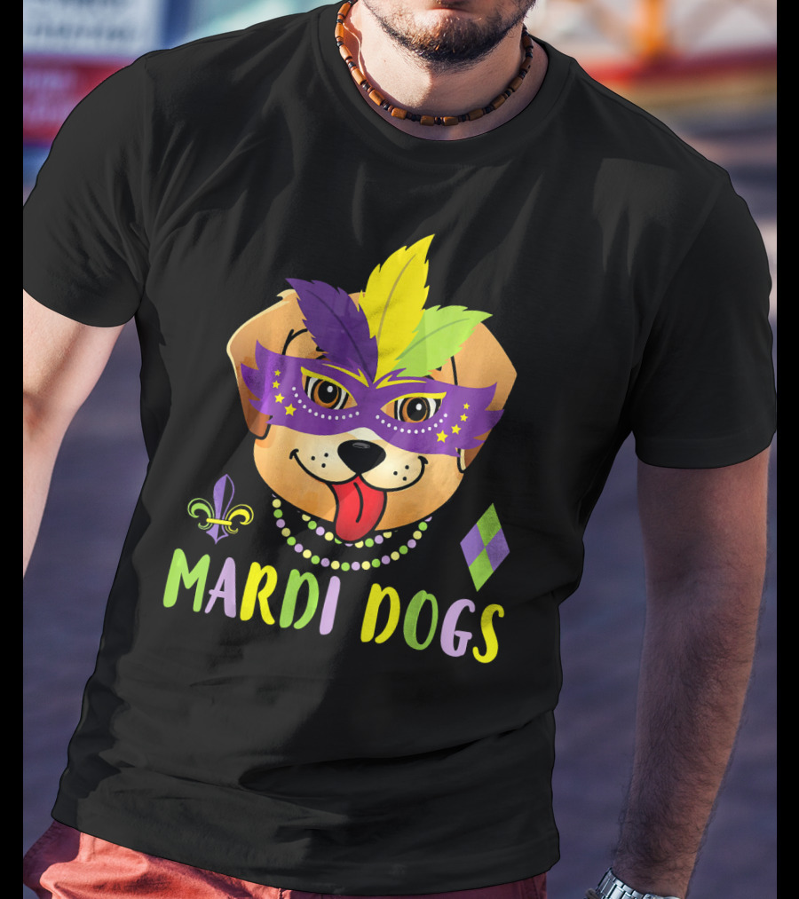 Mardi Dogs Labrador Retriever Gras Costume Dance Be T-Shirt