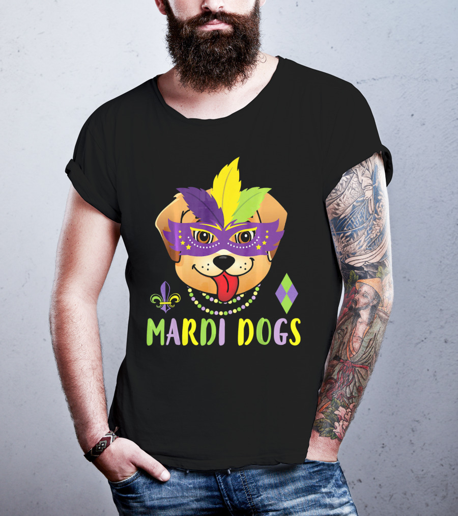 Mardi Dogs Labrador Retriever Gras Costume Dance Be T-Shirt