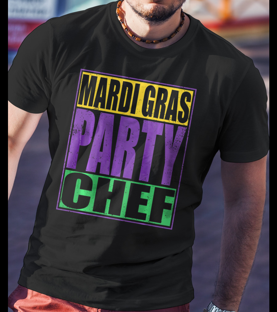 Mardi Gras Party Chef New Orleans T-Shirt