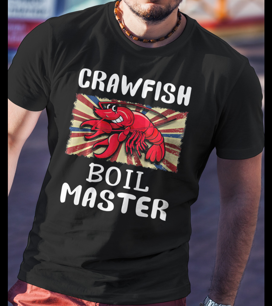 Crawfish Boil Master Mardi Gras T-Shirt
