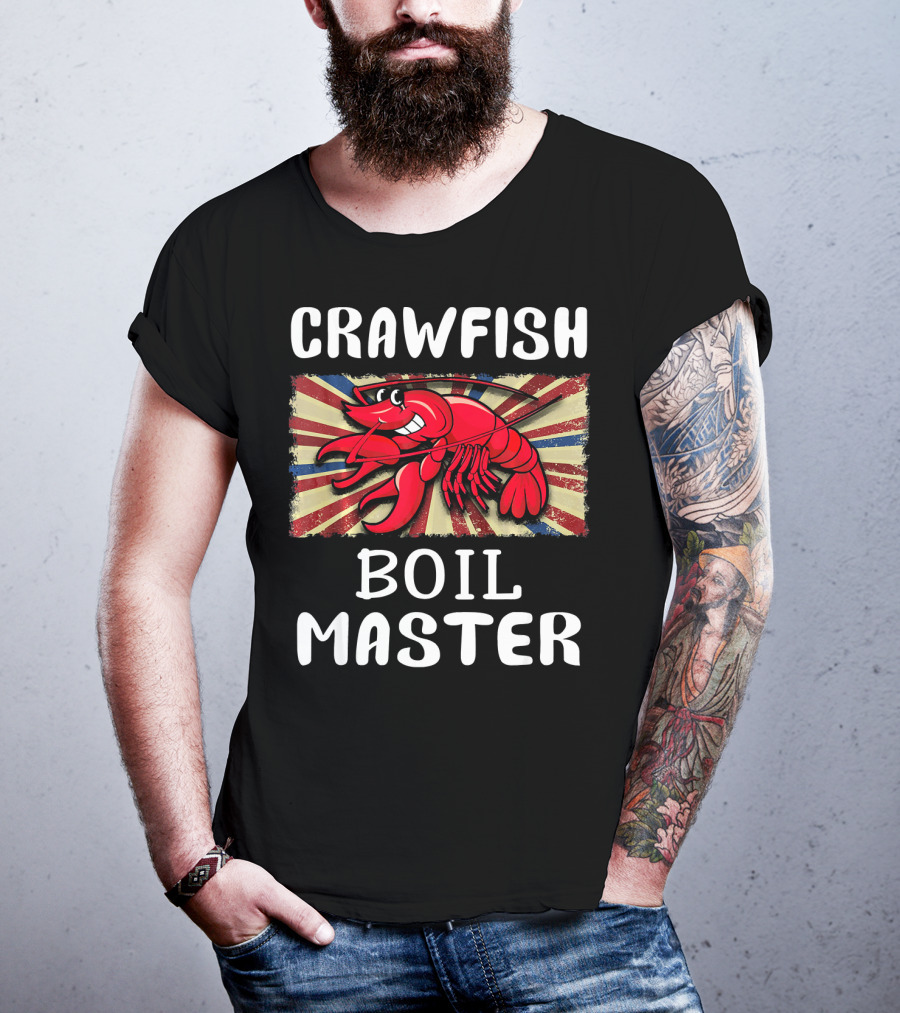 Crawfish Boil Master Mardi Gras T-Shirt