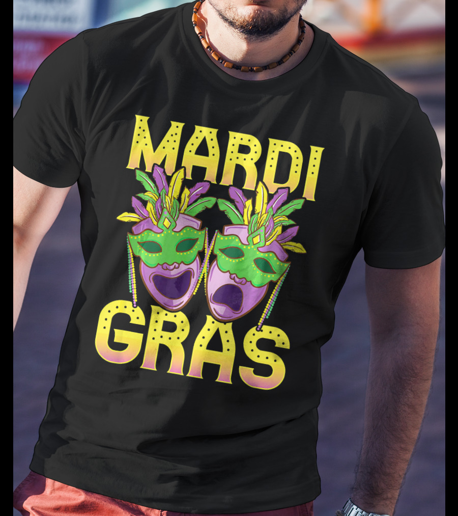 Mardi Gras Masks Party New Orleans T-Shirt