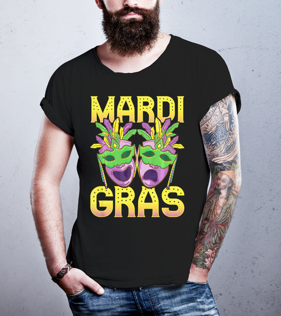 Mardi Gras Masks Party New Orleans T-Shirt
