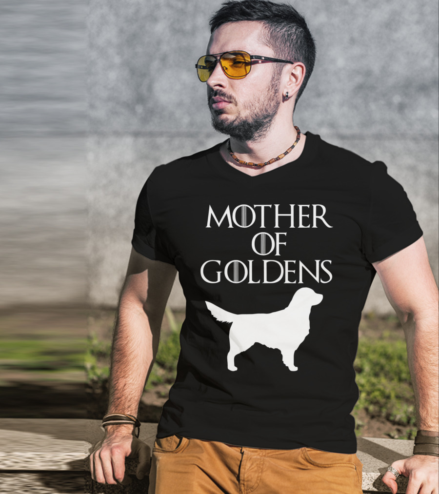 Mother Of Goldens Cute And Unique White T-Shirt