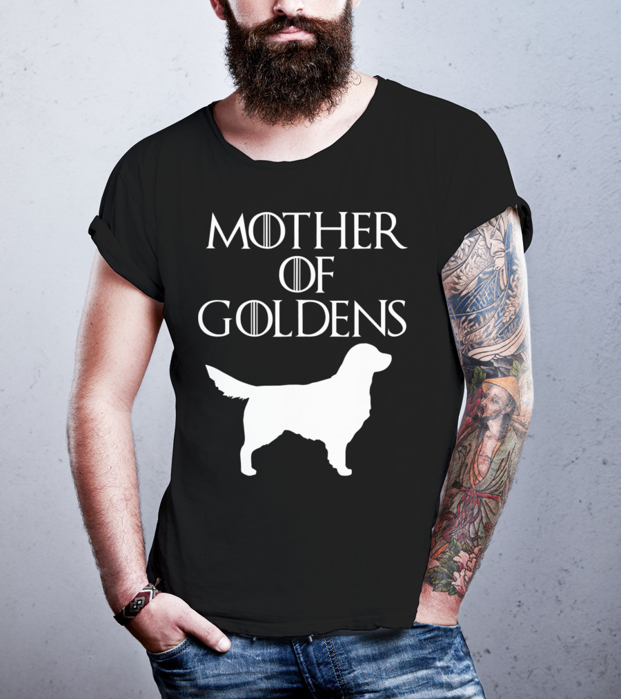 Mother Of Goldens Cute And Unique White T-Shirt