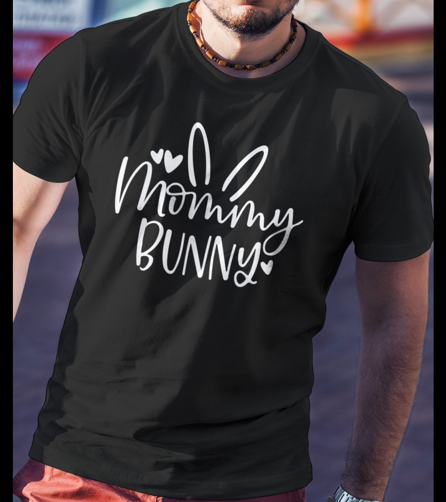 Mommy Bunny Cute Bunny Mom Easter T-Shirt