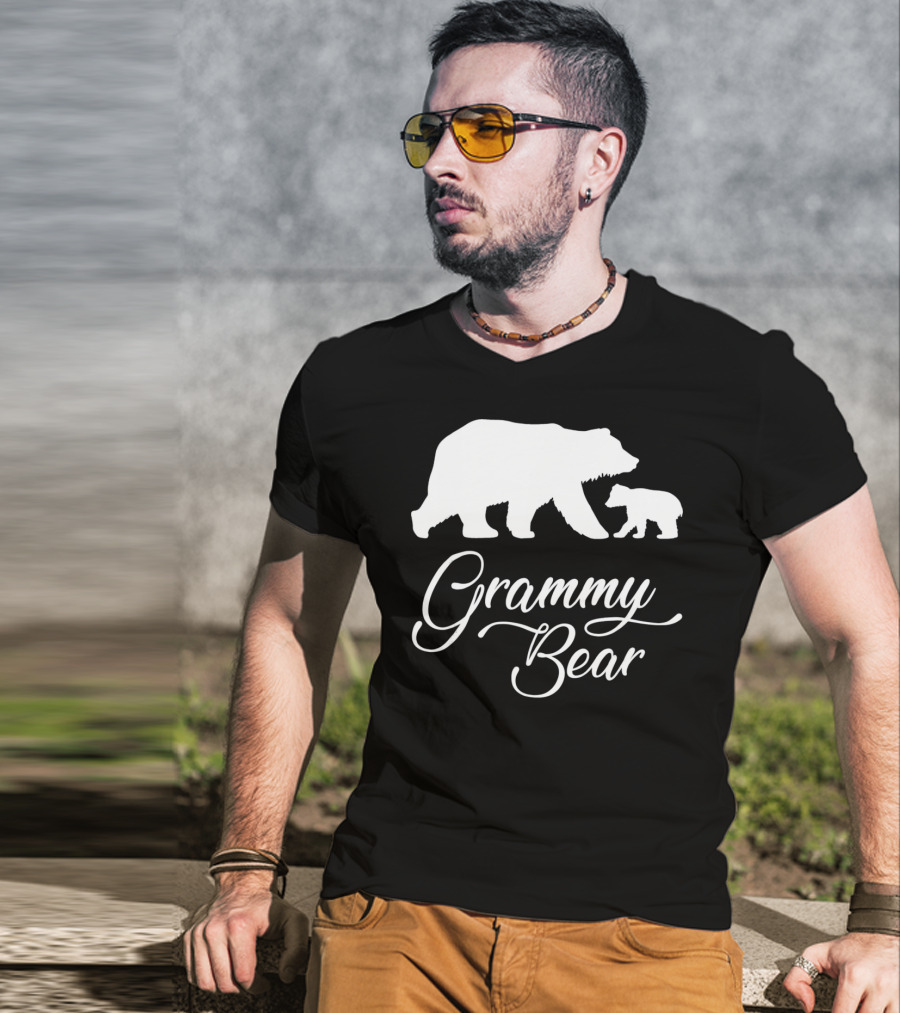 Grammy Bear Grandmother Cute Bear Cubs T-Shirt