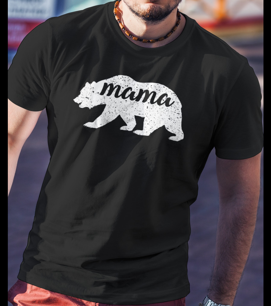 Mama Bear Vintage Retro T-Shirt