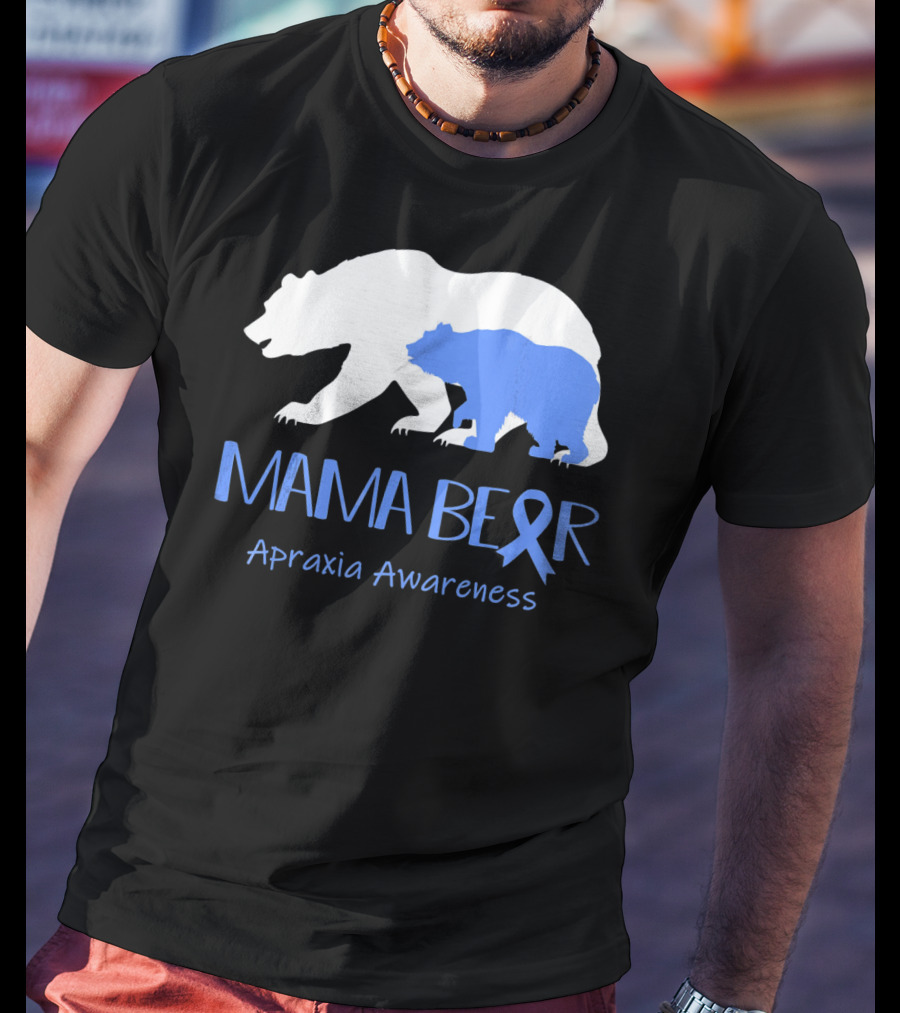 MAMA BEAR Apraxia Awareness T-Shirt