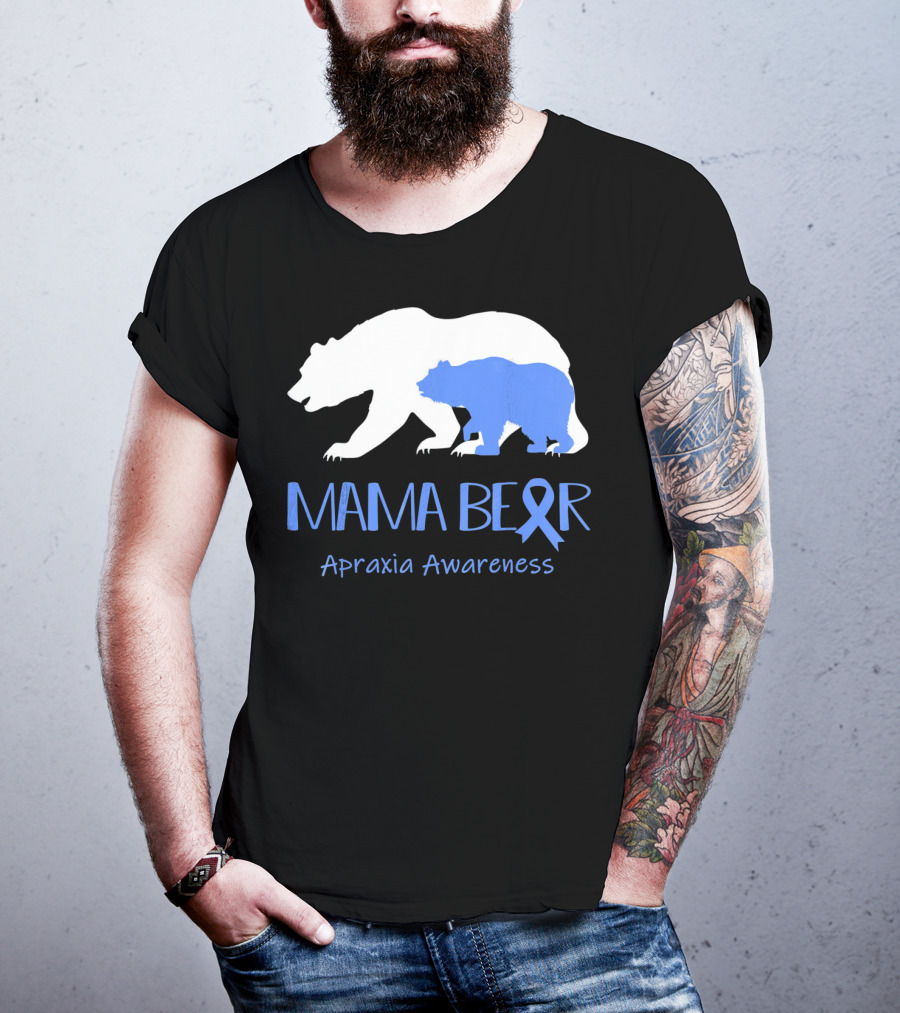 MAMA BEAR Apraxia Awareness T-Shirt