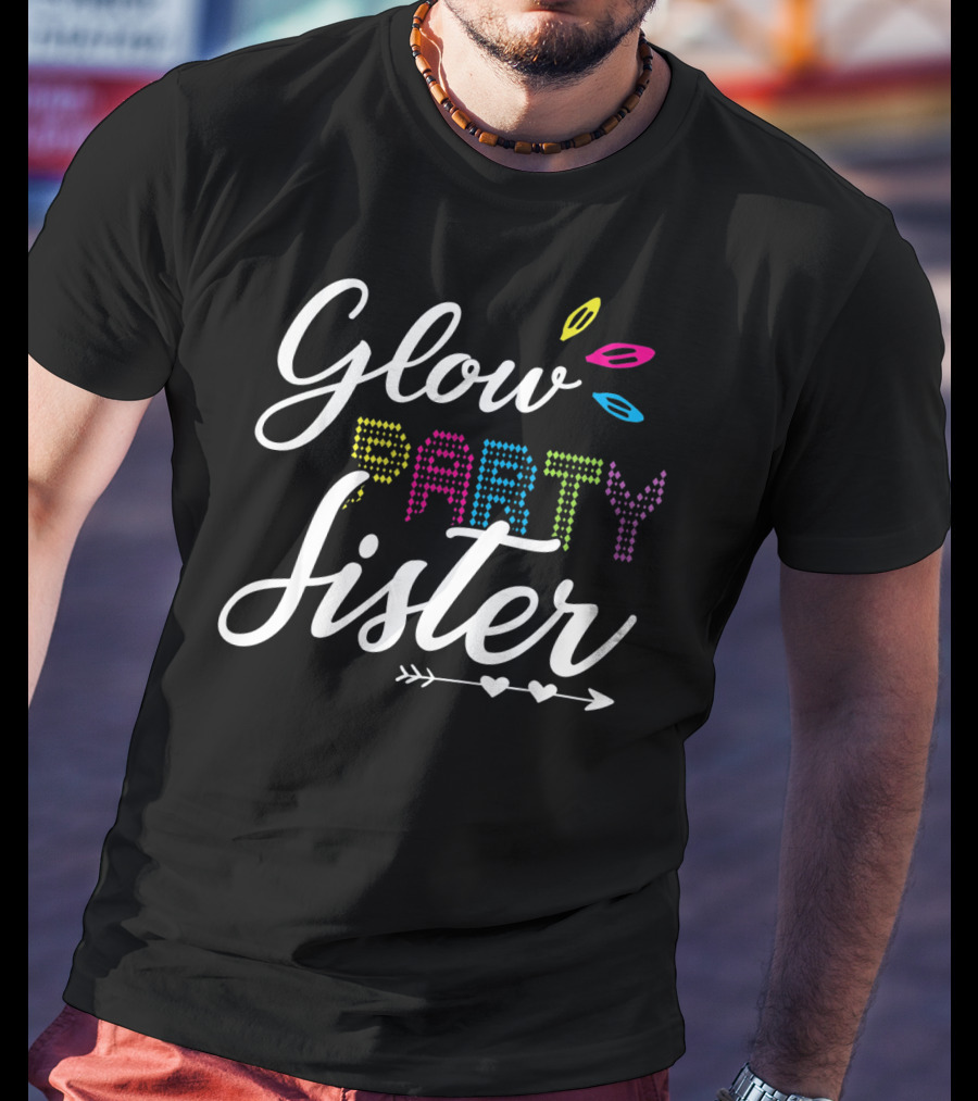 Glow Party Sister Color Diamond T-Shirt