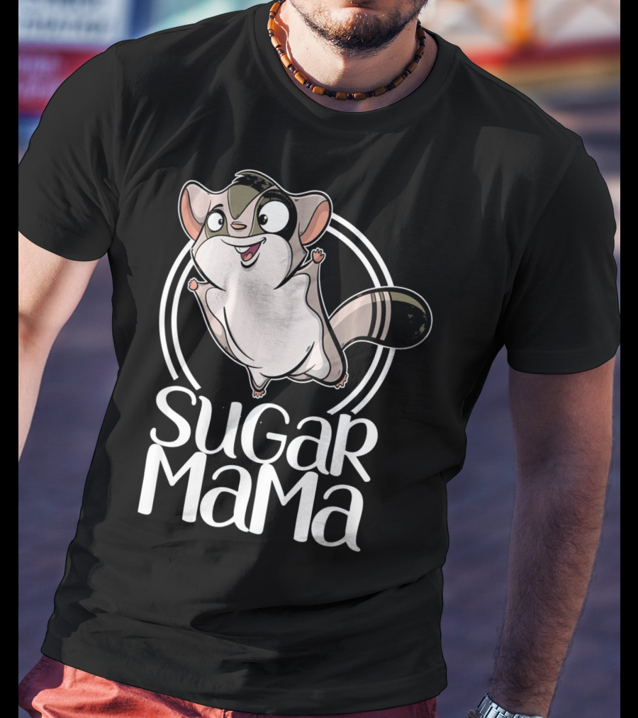 Sugar Mama Adorable Sugar Glider Character T-Shirt