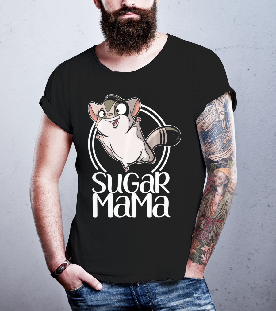 Sugar Mama Adorable Sugar Glider Character T-Shirt