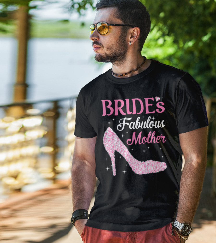 Bride's Fabulous Mother Light Diamond High Heel T-Shirt