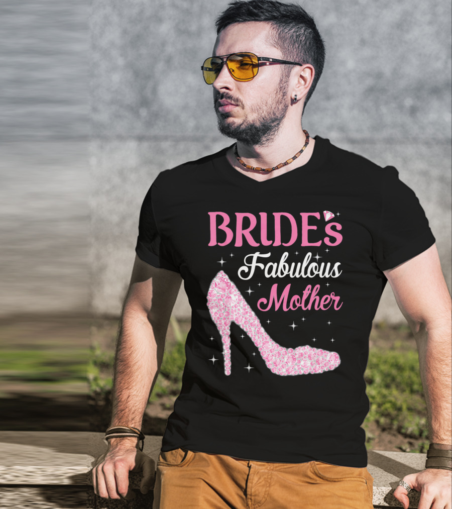 Bride's Fabulous Mother Light Diamond High Heel T-Shirt