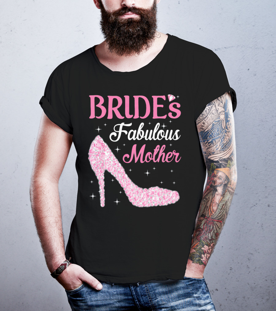 Bride's Fabulous Mother Light Diamond High Heel T-Shirt