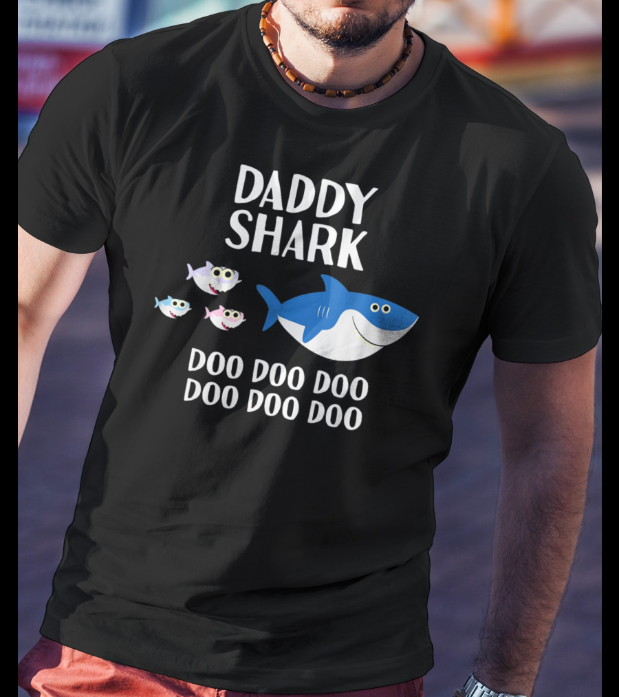 Daddy Shark Doo Doo Doo Doo Doo Doo Matching Family T-Shirt