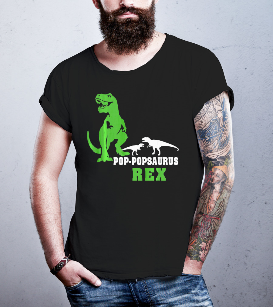 Pop-Popsaurus Rex Dinosaur T-Shirt