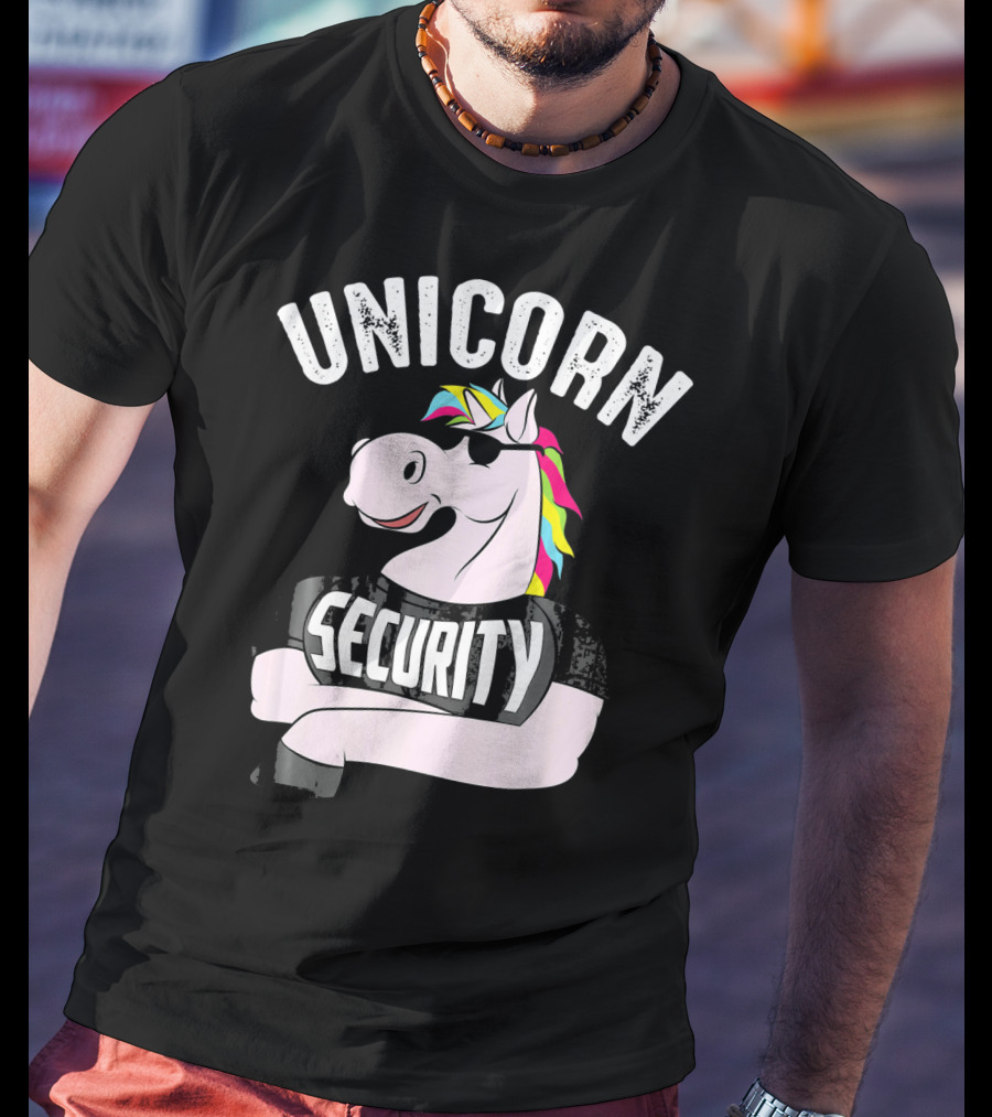 Unicorn Security Shirt For Men Fana T-Shirt