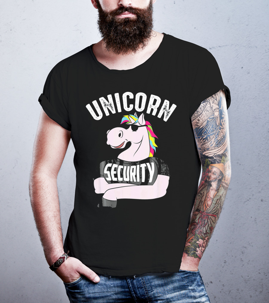 Unicorn Security Shirt For Men Fana T-Shirt