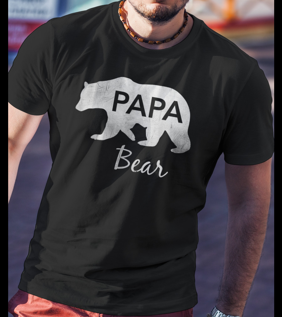 Papa Bear Mens Great T-Shirt