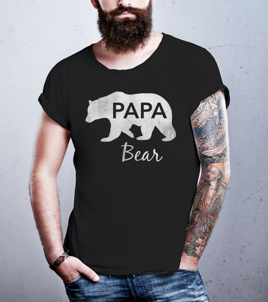 Papa Bear Mens Great T-Shirt