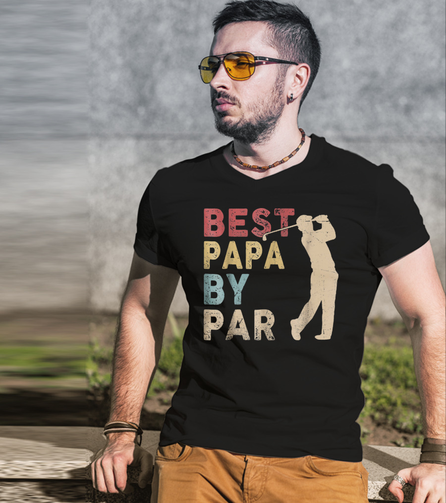 Best Papa By Par Golf T-Shirt