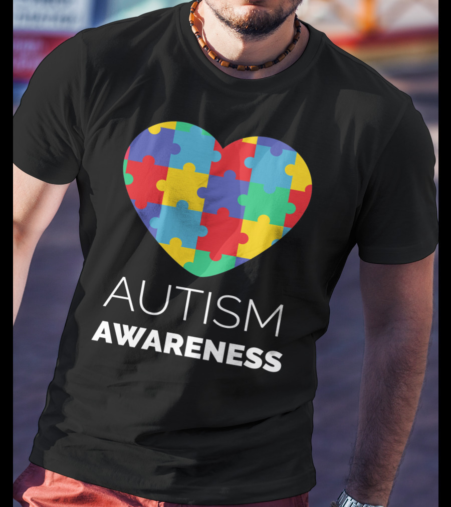 Autism Awareness Puzzle Heart T-Shirt