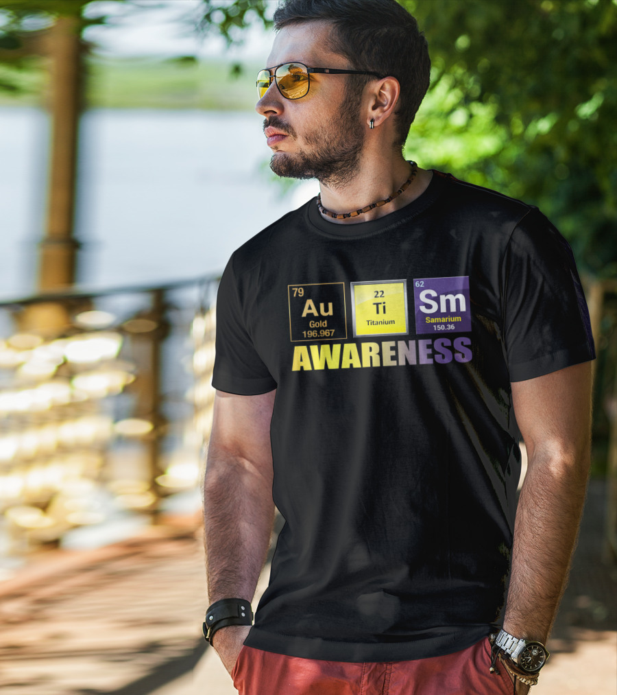 Au Ti Sm Awareness Elements T-Shirt