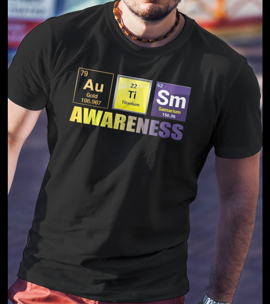 Au Ti Sm Awareness Elements T-Shirt