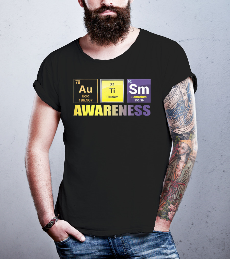 Au Ti Sm Awareness Elements T-Shirt