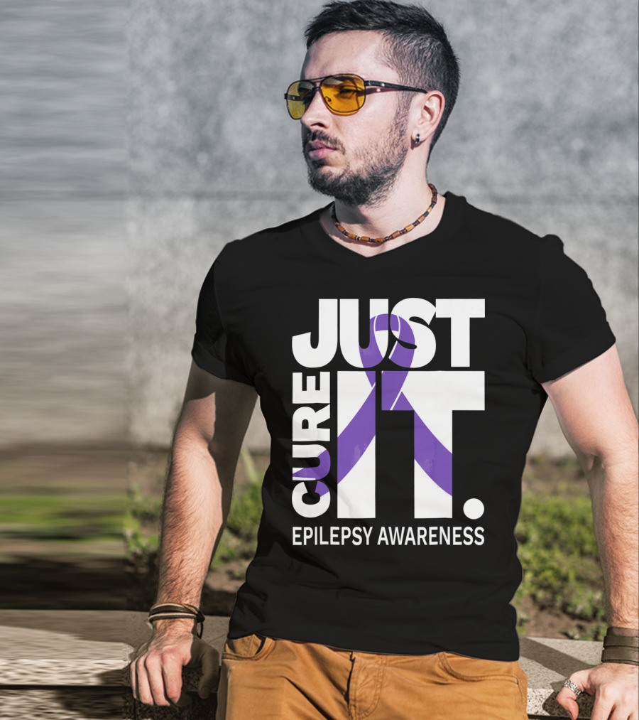 Just Cure It Epilepsy Awareness T-Shirt