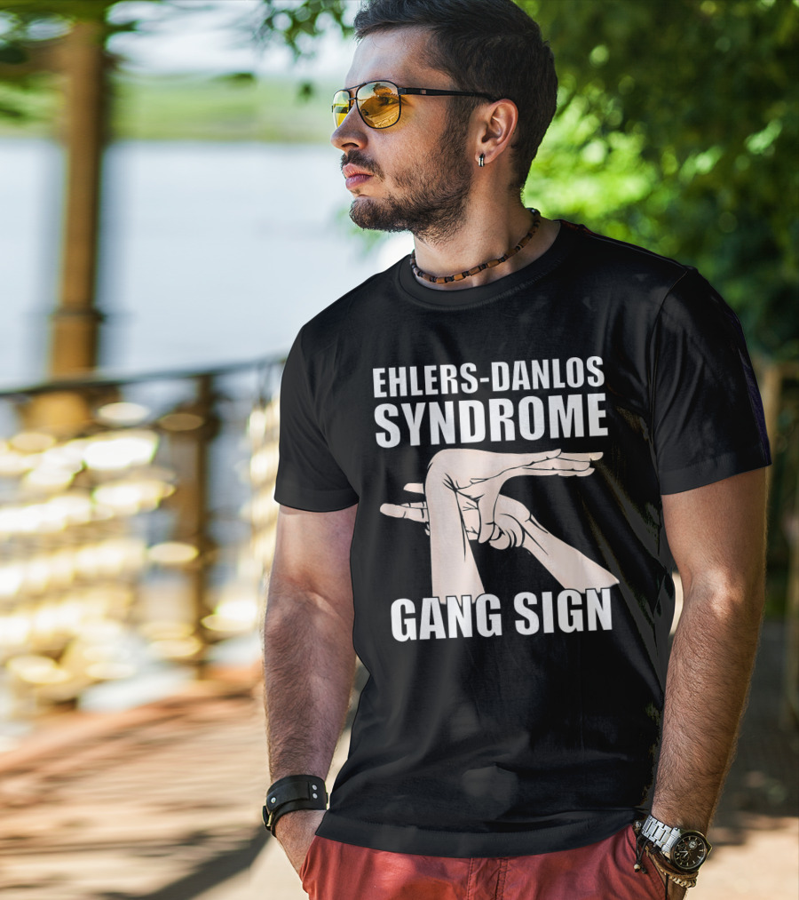 Ehlers-Danlos Syndrome Gang Sign Awareness T-Shirt