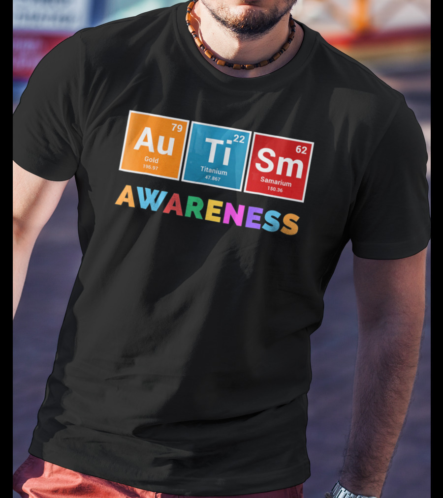 Au Ti Sm Awareness Gold Titanium Samarium T-Shirt