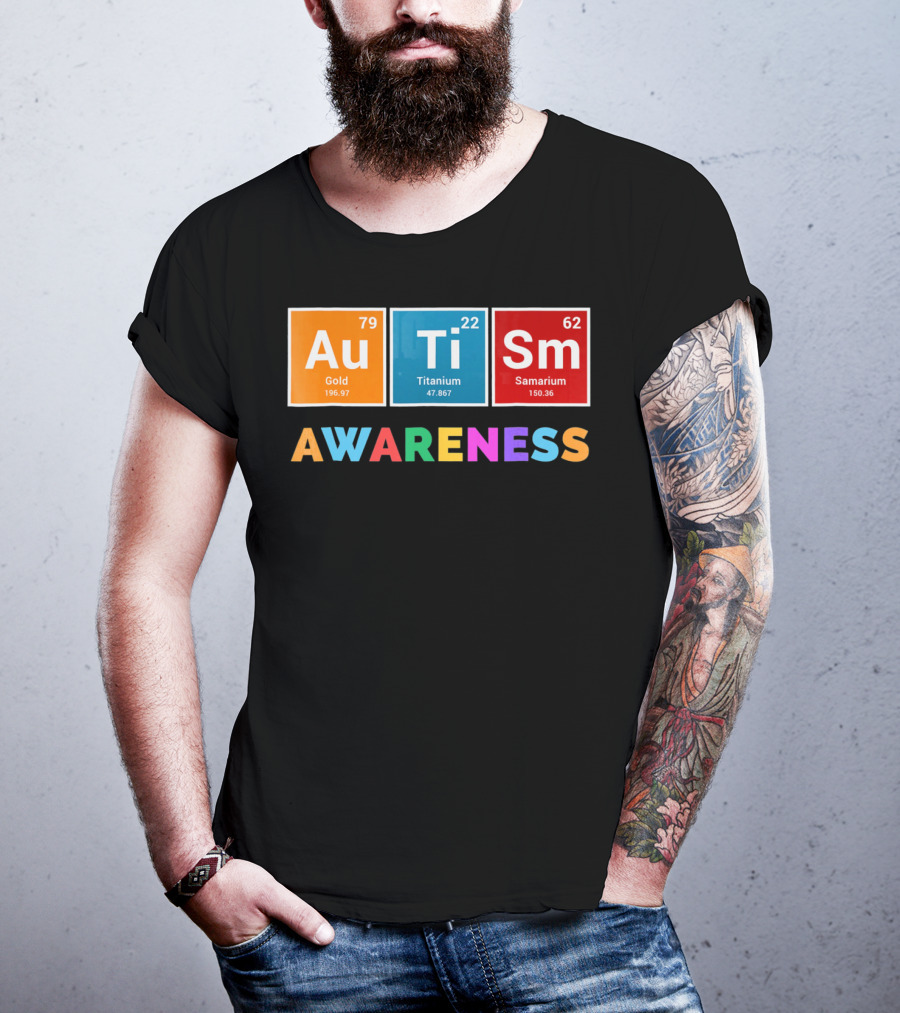 Au Ti Sm Awareness Gold Titanium Samarium T-Shirt
