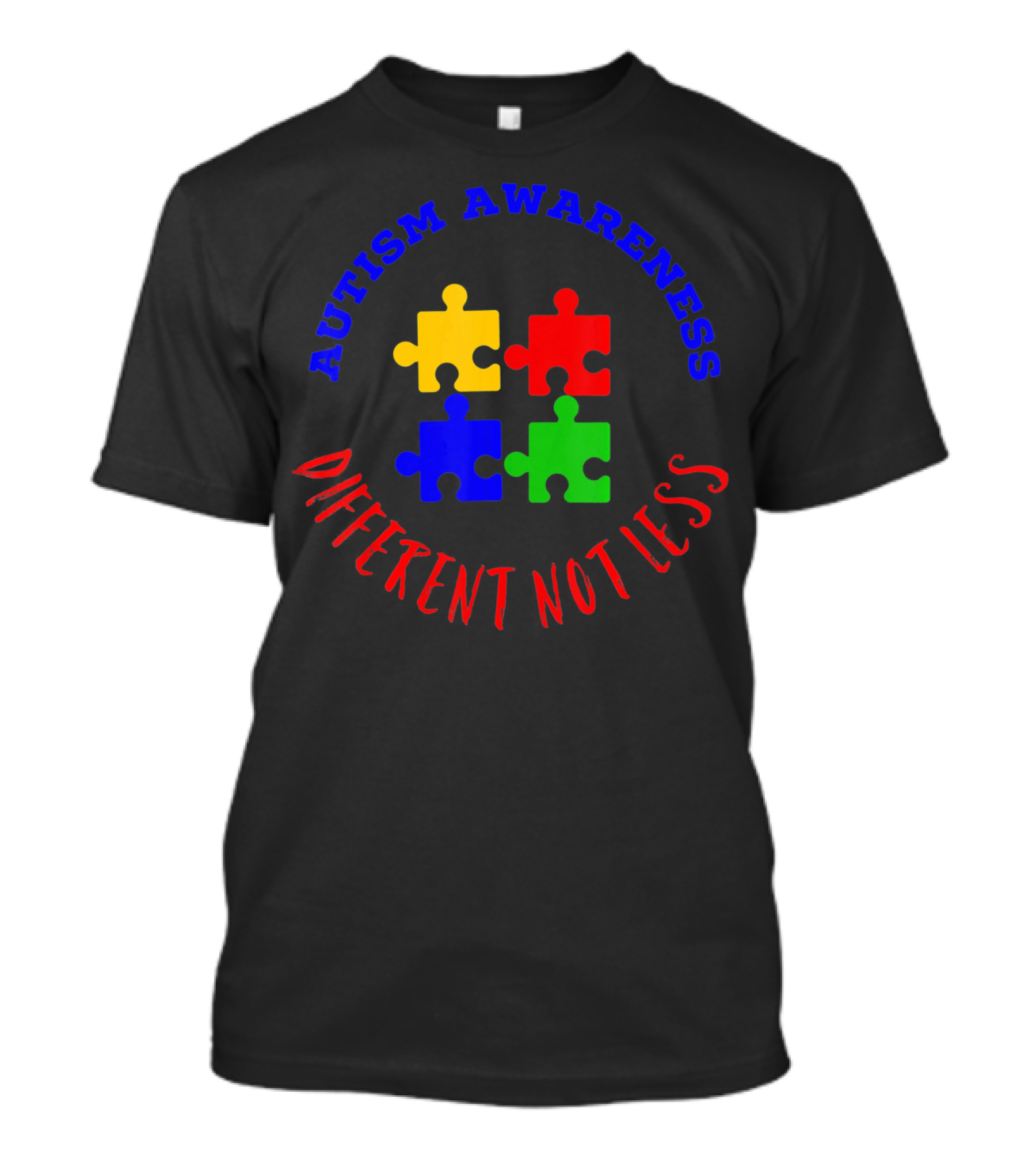 Autism Awareness Puzzle Different Not Less T-Shirt