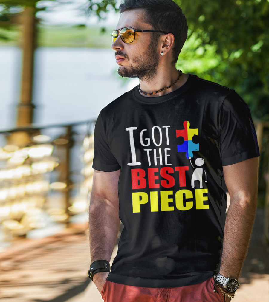 I Got The Best Piece Puzzle Autism Awareness T-Shirt
