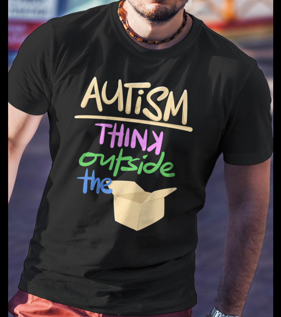 Autism Awareness Think Outside The Box T-Shirt