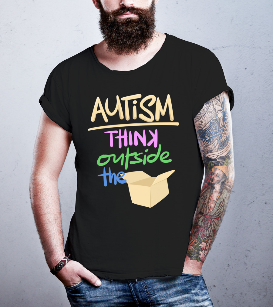 Autism Awareness Think Outside The Box T-Shirt