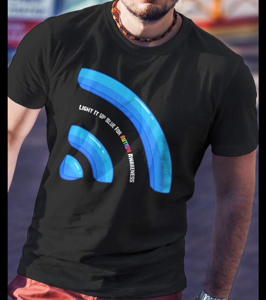 Light It Up Blue For Autism Awareness T-Shirt