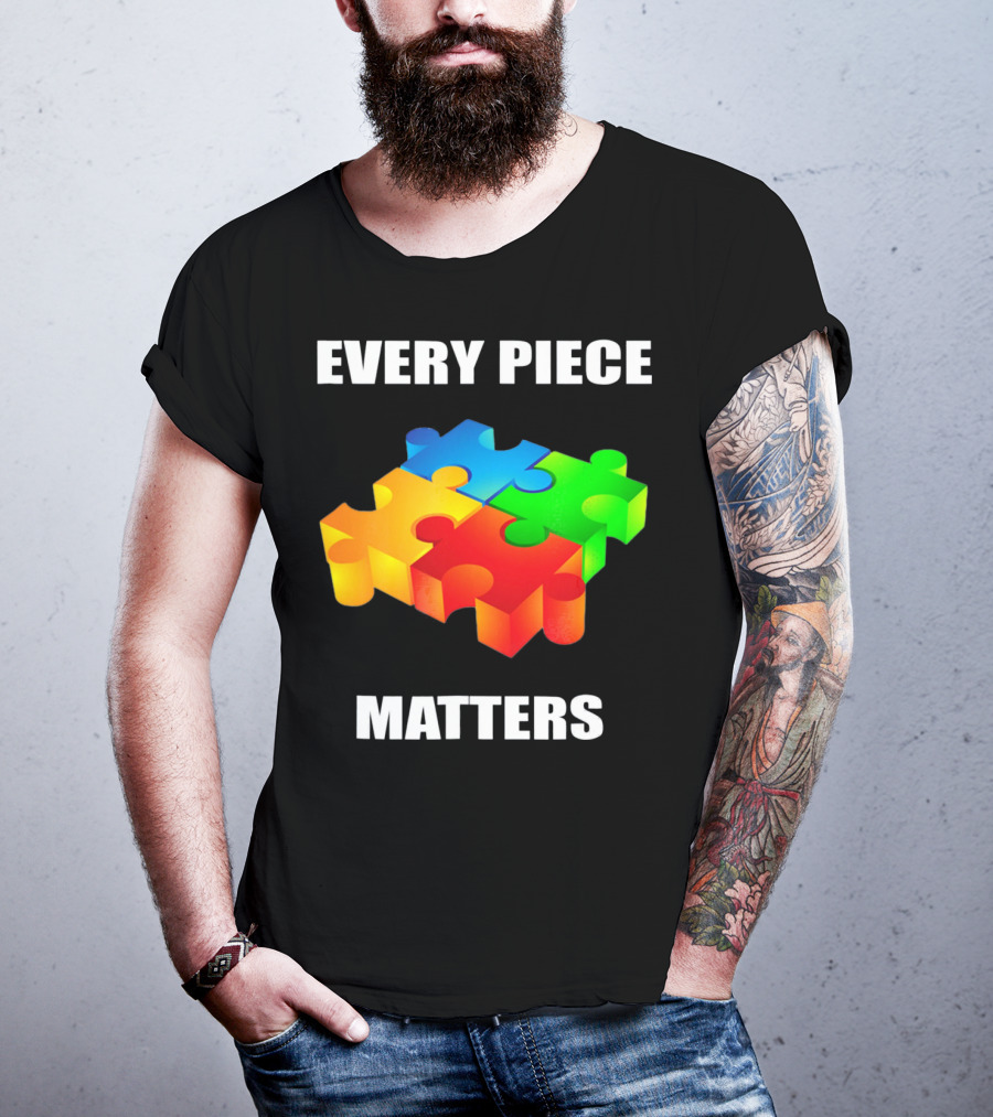 Every Piece Matters Autism Awareness Puzzle T-Shirt