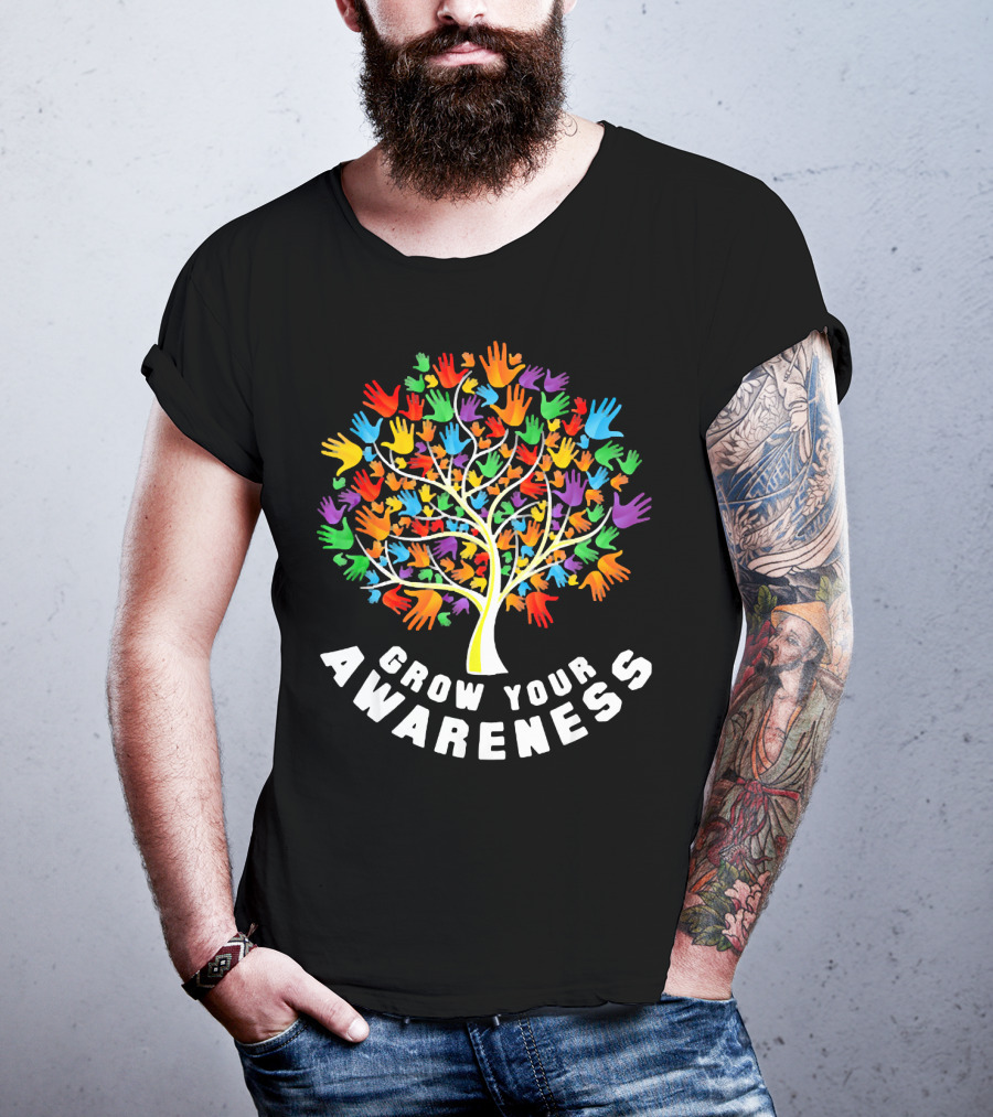 Grow Your Awareness Autism Awareness Charity T-Shirt