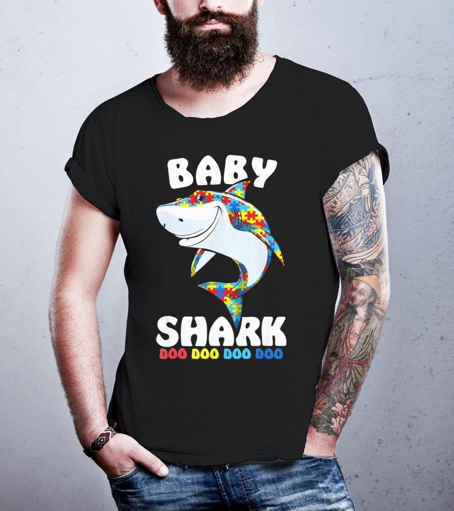 Baby Shark Doo Doo Doo Doo Puzzle Birthday T-Shirt