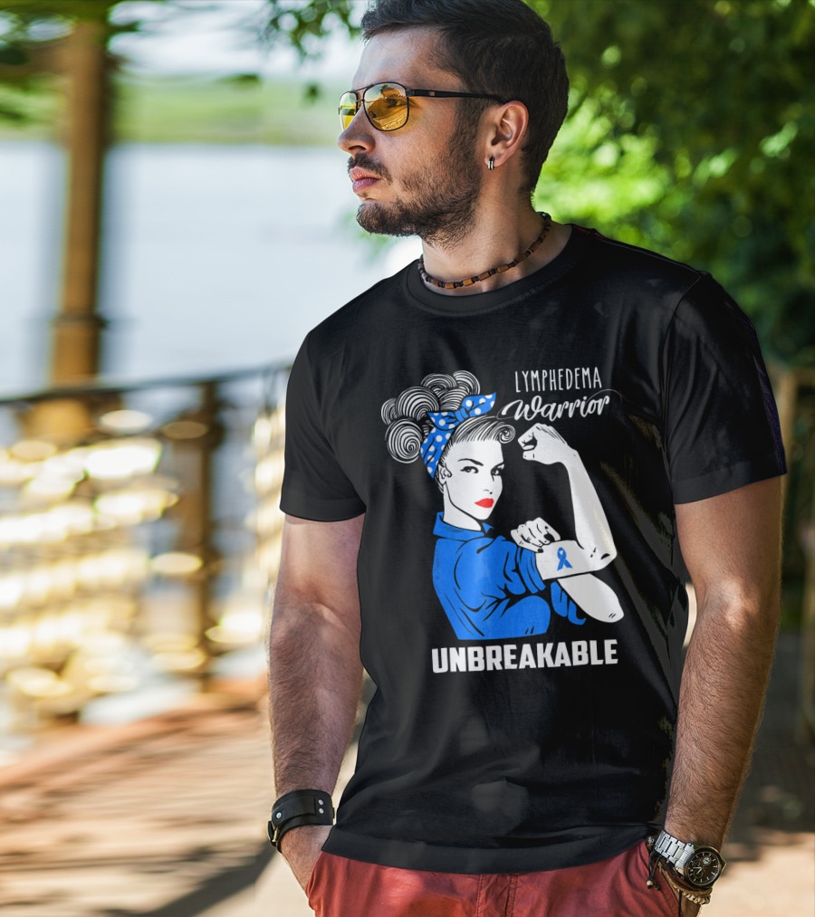 Lymphedema Awareness Warrior Unbreakable T-Shirt