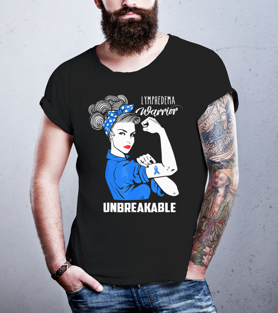 Lymphedema Awareness Warrior Unbreakable T-Shirt