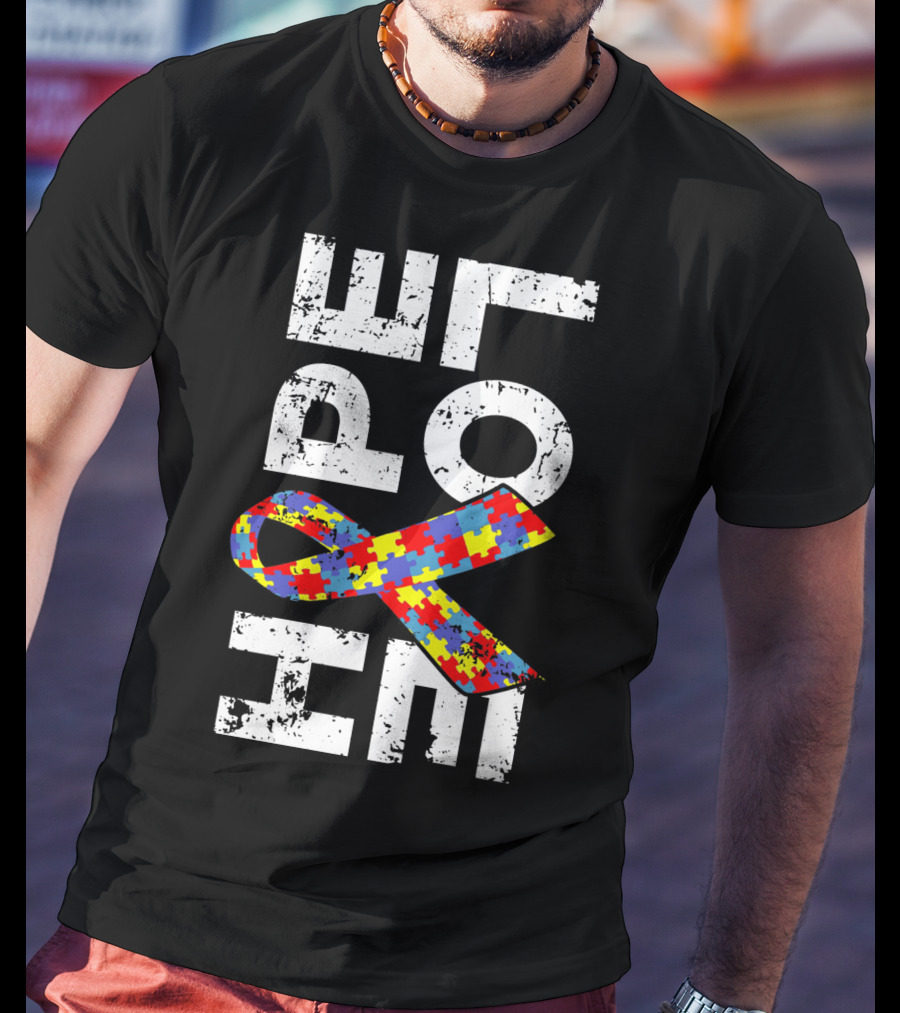 Autism Awareness Ribbon Puzzle Hope T-Shirt