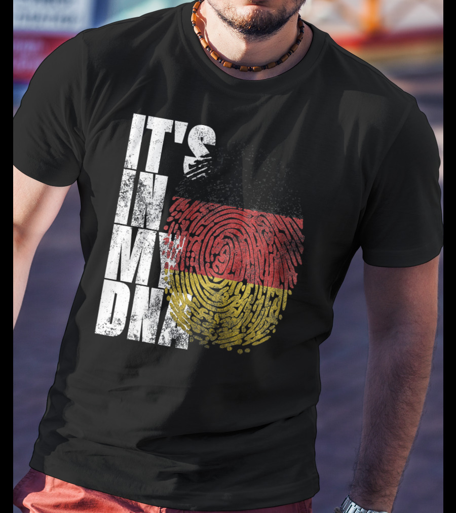 It's In My DNA German Flag Fingerprint Oktoberfest T-Shirt