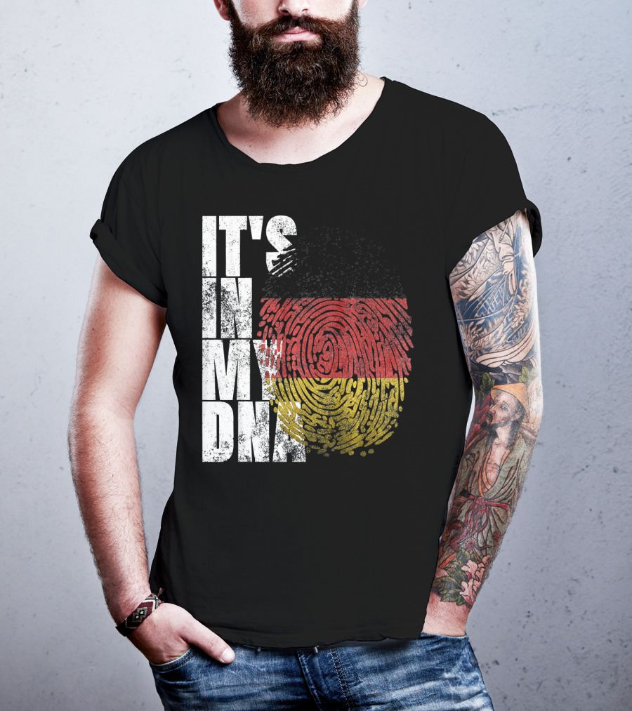 It's In My DNA German Flag Fingerprint Oktoberfest T-Shirt