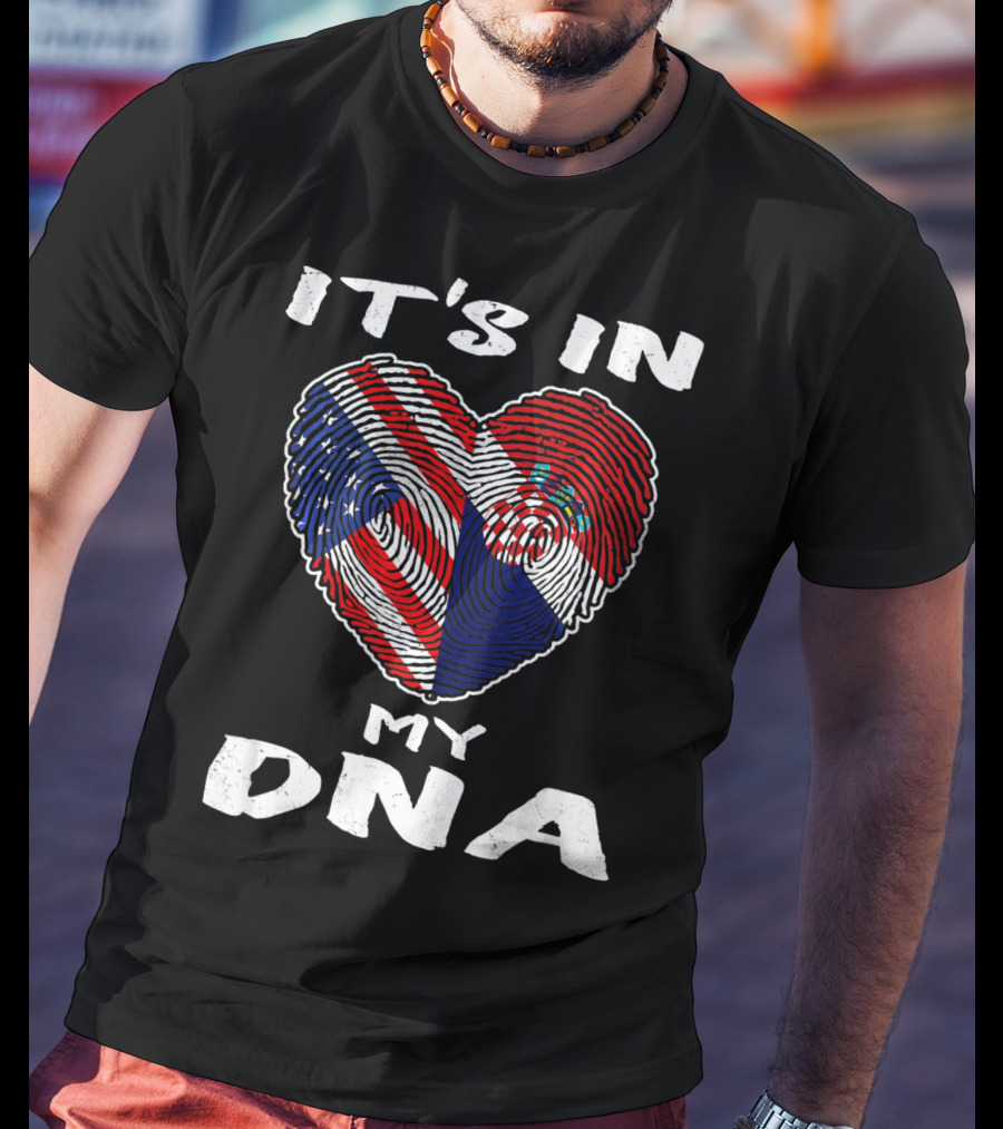 It's In My DNA Croatia Flag Heart Croatian Bira T-Shirt